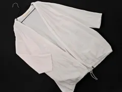 MELROSE メルローズ 素材 切替 ショール カーディガン 白 ■◇ レディースのサムネイル
