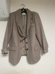 ウールブレンド ダブルブレスト ジャケット