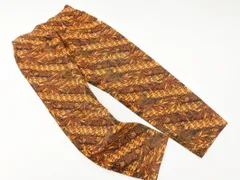 JOURNAL STANDARD relume ジャーナルスタンダードレリューム 総柄 イージー パンツ sizeL/黄オレンジｘ黒 ■◇ メンズ