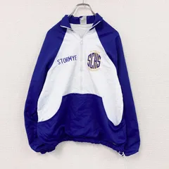 00s～　VARSITY SPIRIT　トラックジャケット/ジャージ　ヴィンテージ　青　ブルー 白　ホワイト　Mサイズ　古着