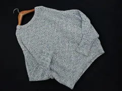 BEAMS HEART ビームスハート ローゲージ ニット セーター 白ｘ水色ｘミント ■◇ レディース