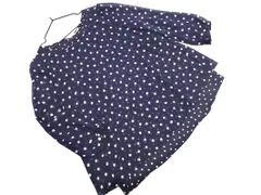 KUMIKYOKU 組曲 シフォン 総柄 バックスリット ブラウス シャツ size3/紺 ■◇ レディース