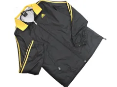 adidas アディダス ジップアップ ジャケット sizeL/黒 ■◇ メンズ
