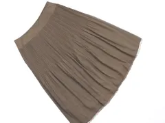 23区 大きいサイズ プリーツ スカート size44/ブラウン ■◇ レディース