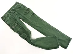 johnbull ジョンブル カーゴ デニムパンツ sizeS/緑 ■■ レディース
