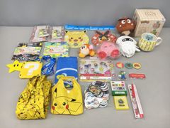 닌텐도 포켓 몬스터 상품 정리 세트 머그컵 봉제인형 기타 중고품 혼재 커비 마리오 피카츄 미사용 2601LT075