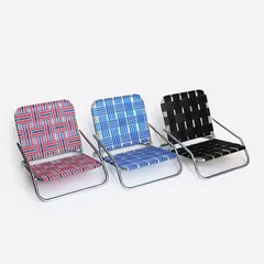 【新品】【1点販売】POST GENERAL［ポストジェネラル］INDUSTRIAL TERRACE CHAIR インダストリアルテラスチェア[ビーチチェア 折りたたみ 軽量 レトロ デザイン ローチェア アウトドア 屋外]のサムネイル