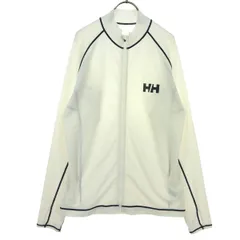 HELLY HANSEN ヘリーハンセン ワンポイントロゴ 長袖 トラックジャケット L ホワイト ジャージ メンズ 古着のサムネイル