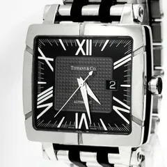 TIFFANY&Co. ティファニー アトラス ジェント スクエア Z1100.70.12A10A00A ブラック AT メンズ 腕時計 稼働品のサムネイル