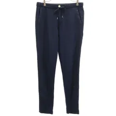 green label relaxing グリーンレーベルリラクシング リネンブレンド テーパードパンツ M ネイビー メンズ 古着のサムネイル