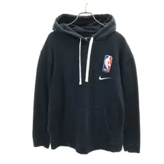 NIKE ナイキ NBA 長袖 スウェットパーカー L ネイビー メンズ 古着