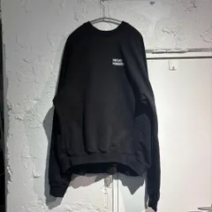 VETEMENTS ヴェトモン Unidad Hombres Oversized Sweatshirt オーバーサイズスウェット ブラック size:XS【表参道A10】のサムネイル