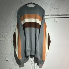 CABaN キャバン Cashmere Border Sweater ニット セーター グレー size:L【表参道A10】 のサムネイル