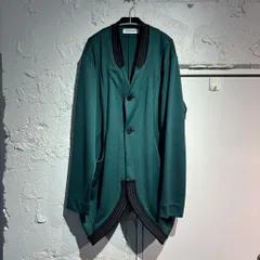 KIKO KOSTADINOV キココスタディノフ 21SS SFORZA DRAPED COAT アシンメトリーロングジャケット グリーン size:48【表参道A10】のサムネイル