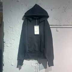 OUR LEGACY アワーレガシー 25SS RELIC HOOD Pigment Black Hefty Fleece ダメージ加工フーディ M2256RPB ブラック size:48【表参道A10】のサムネイル