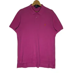 90's vintage 90年代 ヴィンテージ Polo by Ralph Lauren CUSTOM FIT ポロバイラルフローレン 半袖 ポロシャツ フィリピン製 Lサイズ ピンク