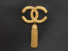 シャネル CHANEL ココマークフリンジブローチ 93 A ゴールドカラー 1993年 → 2503LA039