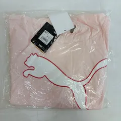 プーマ ビッグロゴTシャツ レディース Lサイズ PUMA 半袖 DRYCELL スポーツウェア ピンク トレーニング ランニング 吸汗速乾