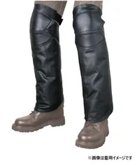 ROUGH & ROAD バイク用品 レザーレッグカバー RR5869 スタンダード ブラック 防寒 本皮 牛革 ツーリング 美品 2601LR214のサムネイル