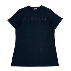 超美品☆ モンクレール 黒ワッペン S レディース Tシャツ 5S372 