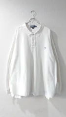 90-00’s Polo by Ralph Lauren Long-sleeve Pique polo shirt 4XL-BIG