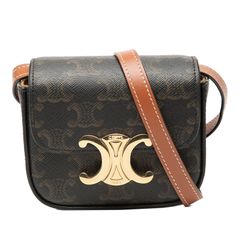 ブ*K様 極美品！ CELINE セリーヌ スモール トリオンフ クロスボディバ 