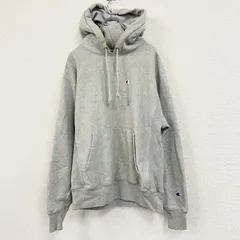 Champion　チャンピオン　リバースウィーブ　スウェットパーカー/フーディー　灰色　グレー　Mサイズ　古着