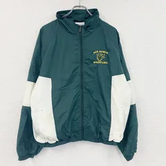 90s　Holloway　ホロウェイ　フルジップナイロンジャケット　ヴィンテージ　深緑　ディープグリーン　XLサイズ　古着