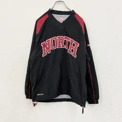 90s　Holloway　ホロウェイ　プルオーバージャケット　アーチプリント　ヴィンテージ　黒　ブラック　Sサイズ　　古着