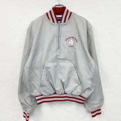～90s　Holloway　ホロウェイ　ハーフジップナイロンプルオーバージャケット　灰色　グレー　Lサイズ　古着