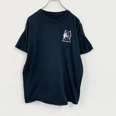 PRE-HEALTH　半袖プリントTシャツ　アーチプリント　3連プリント　両面プリント　黒　ブラック　　古着