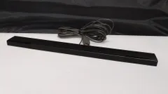 T【HY】【動作品】ニンテンドー 純正 Wii センサーバー モーションセンサー RVL-014 クロ ブラック スタンドなし WiiU ポインター操作[ゆうパケット発送、送料無料]HY004