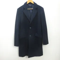 t■アーバンリサーチ/URBAN RESEARCH ウール チェスターコート■紺【 40 】MENS/4【中古】のサムネイル