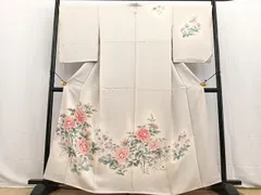 平和屋着物●訪問着　刺繍　立波吉祥花松文　金彩　正絹　逸品　CABB5177vp 楽天市場】 着物 > 訪問着・付下げ : 平和屋