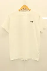 【中古】 THE NORTH FACE メンズTシャツ S BACK SQUARE LOGO TEE THE NORTH FACE S 白 ホワイト