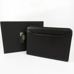 ダックス セカンドバッグ クラッチバッグ 未使用 レザー 鞄 ブランド メンズ ダークブラウン DAKS 【中古】