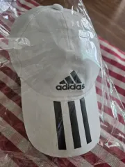 アディダス 3本線 ボールキャップ 白 新品