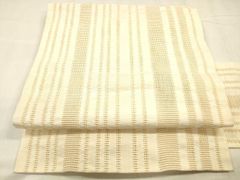 正絹 名古屋 作り帯 茶道向き アイボリー - メルカリ