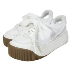 アグ オーストラリア UGG australia EZ-Duzzit 厚底スニーカー イージー ダジット エッセンシャル レースアップ シューズ 靴 23.5cm 白 ホワイト 1167499 IBO90 /X