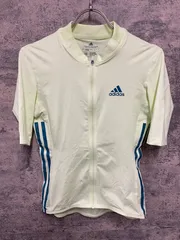 JY391 アディダス adidas 半袖 サイクルジャージ レディース 黄緑 Lのサムネイル