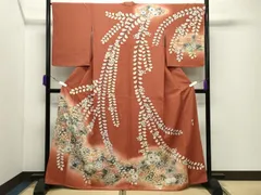 平和屋着物●訪問着　作家物　辻が花　絞り　暈し染め　正絹　逸品　未使用　CABD9258gh