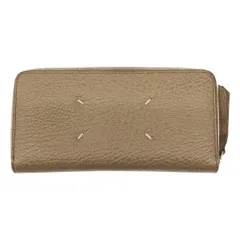 Maison Margiela 11 メゾン マルジェラ ラウンドジップロングレザーウォレット 長財布 S56U10110 ベージュのサムネイル