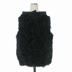 エポカ EPOCA 美品 ニット カットソー ノースリーブ 黒 ブラック 40 エポカ EPOCA ノースリーブ ニット セーター ベスト 40 黒系 ブラック