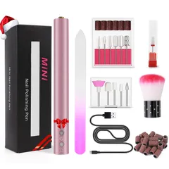 【在庫セール】ネイルマシーン 電動ネイルケアキット ジェルオフ ジェルネイル オフ ネイルドリル ネイルケア セット 甘皮処理 研磨 爪磨き ネイルマシン 手足両用 角質除去 三段階スピード調整可能 正逆回転 最高速20000RPM 電動ネイルマシン USB充