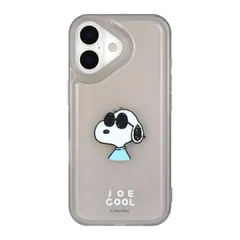 グルマンディーズ ピーナッツ スヌーピー IIIIfit Clear iPhone17 対応 ケース ジョー・クール SNGG-168B