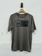 (M) アンダーアーマー ヒートギア 機能性 半袖Tシャツ