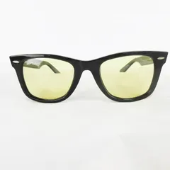 レイバン RAY BAN WAYFARER ウェイファーラー RB2140-F 901/R6 ブラック 黒  イエローレンズ サングラス メガネ 