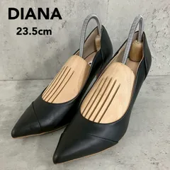DIANA ダイアナ パンプス ブラック 23.5cm 日本製 TS17226 ポインテッドトゥ ハイヒール ピンヒール アーモンドトゥ 美脚 シルエット 冠婚葬祭 フォーマル 結婚式 披露宴 二次会 パーティー オフィス 通勤 ビジネス ★ ■■