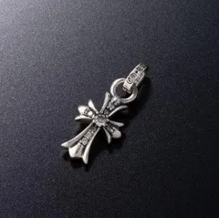 クロスチャーム シルバー925  メンズ レディース ユニセックス ロック系 ゴシック おしゃれ シンプル ペンダント 76