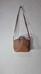 トリーバーチ アマンダ キャメル ダブル ジップ トートバッグ